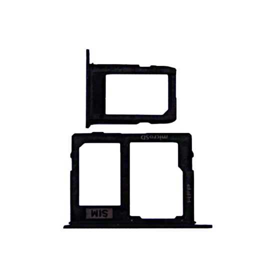 SIM Holder Dual Samsung Galaxy A6 2018/A600/A6 Plus/A605F Black